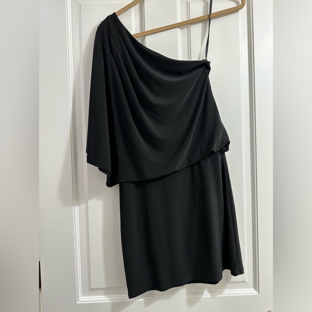 Jessica Simpson One Shoulder Little Black Dress Size XS